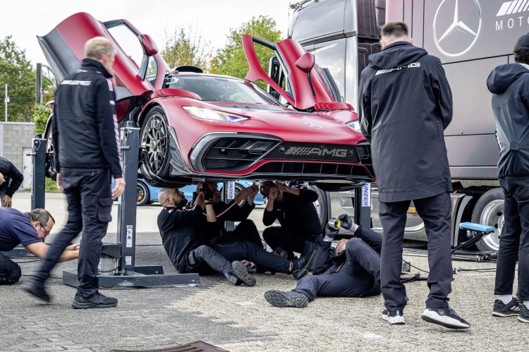 Mercedes Amg One Nurburgring Record 2024 Pit