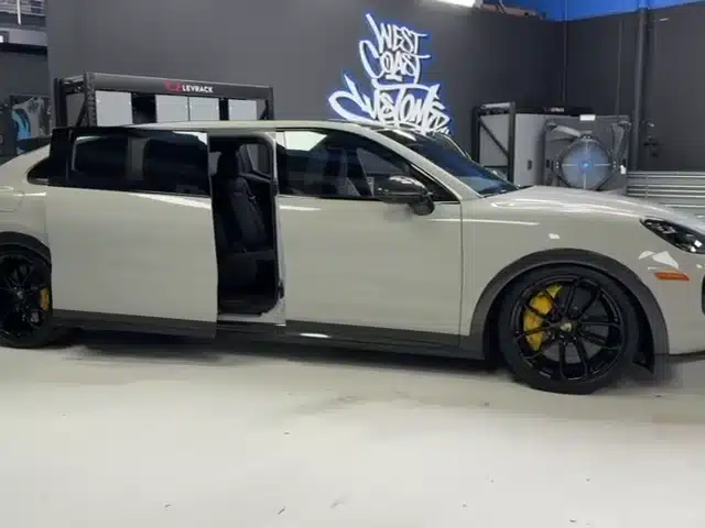 Mark Zuckerberg Porsche Cayenne Minivan Right Side