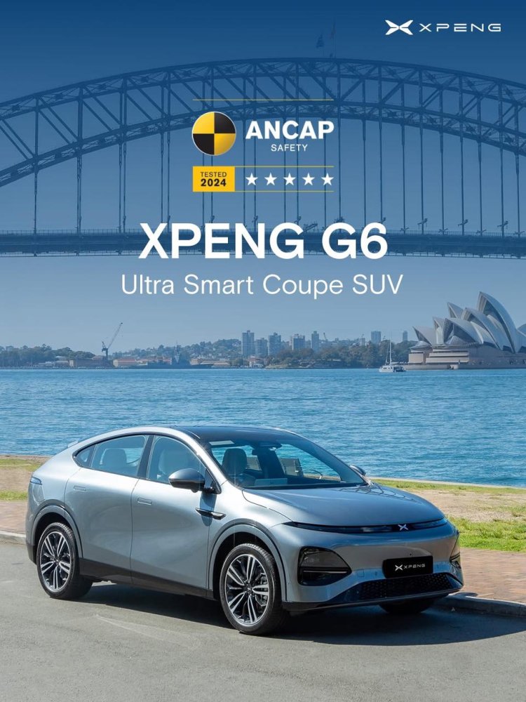 Xpeng G6 Ev 5 Star Ancap Safety Rating