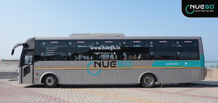 Nuego Electric Sleeper Bus Side View