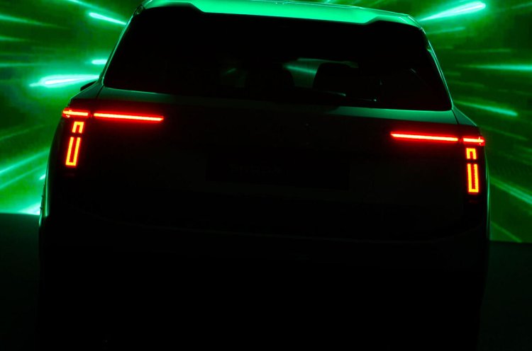 Skoda Seven Seater Teaser Rear With Lights