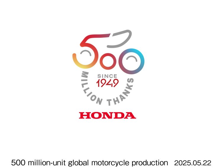 Honda Hits 500 Million Global Motorcycle Productio