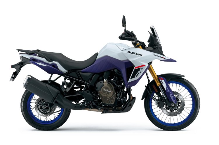 Suzuki V Strom 800de In New Pearl Tech White Colou