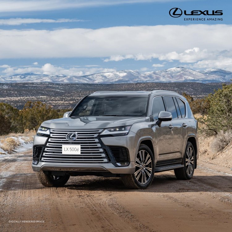 Lexus Lx 500d Front Quarter