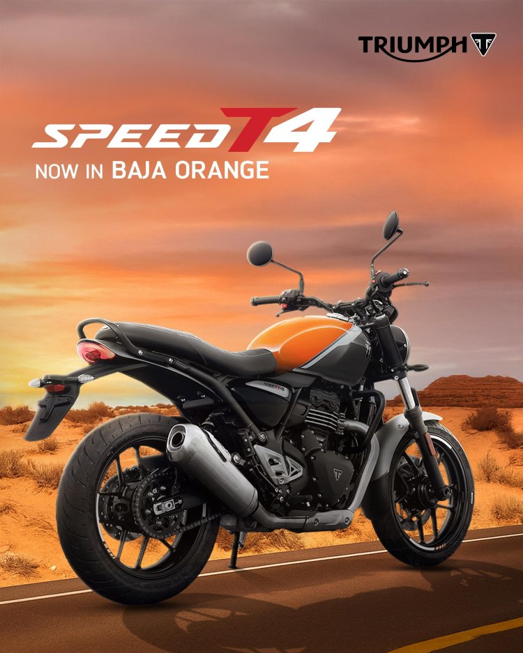 Triumph Speed T4 Now In Striking Baja Orange