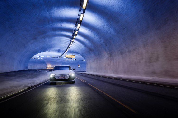 Audi A6 E Tron Road Trip