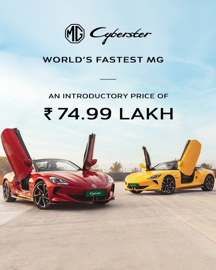 Mg Cyberster India 1