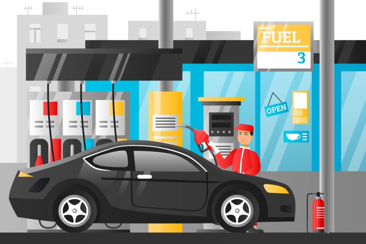 Gas Station Fuel Pump