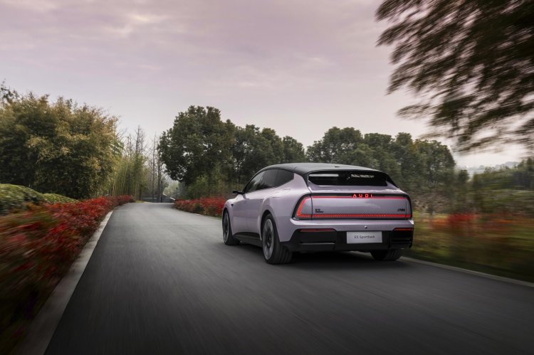 Audi E5 Sportback Rear Quarter