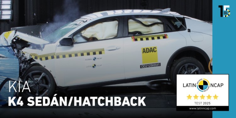 Kia K4 Scores 5 Stars In Latin Ncap Crash Tests