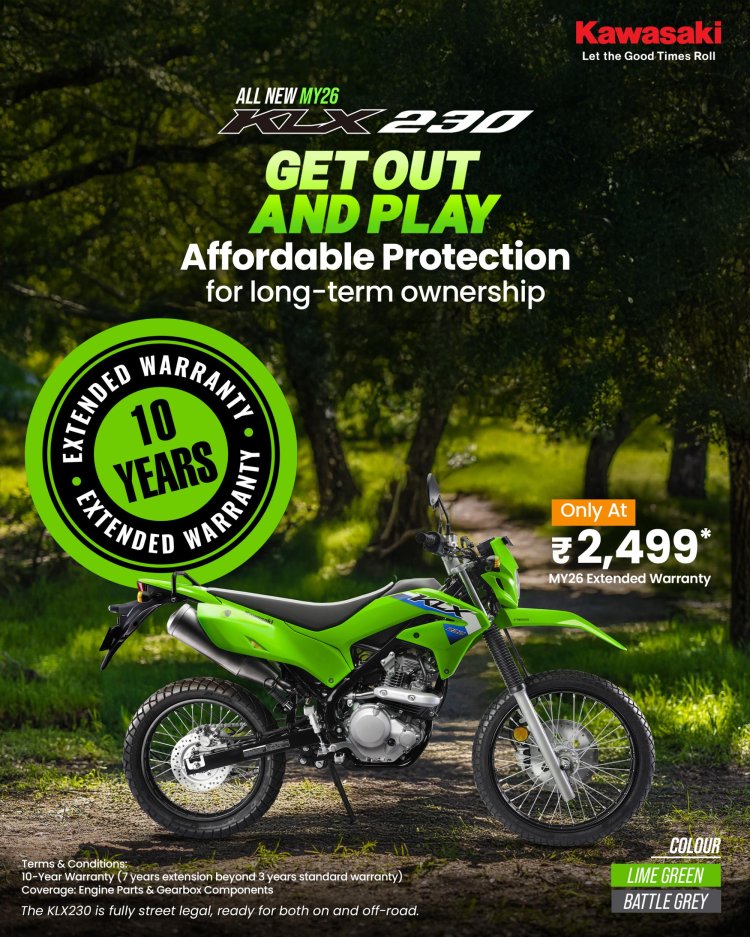 Kawasaki Klx 230 10 Year Warranty