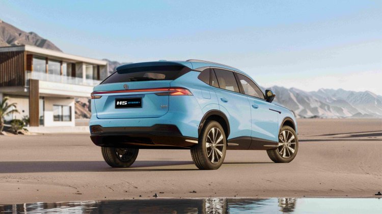 All New Mg Hs Hybrid Rear Quarter