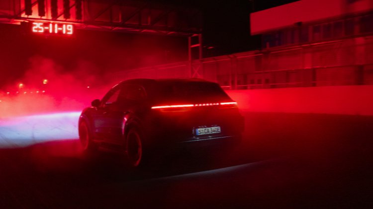 All Electric Porsche Cayenne Teaser