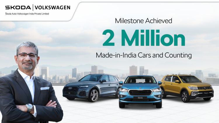 Koda Auto Volkswagen India Savwipl Achieves 2 Mill