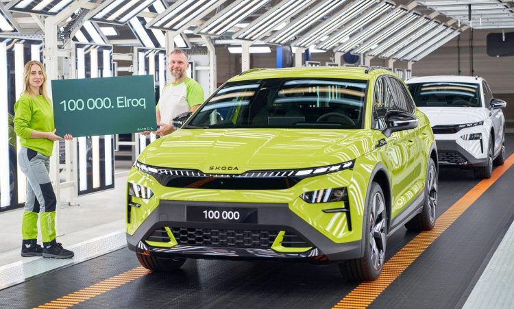 Škoda Elroq-un 100 minlik buraxılışı tamamlandı - elektrikli model yeni rekorda imza atdı