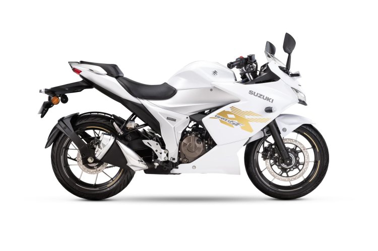 Suzuki Gixxer Sf 250 In Pearl Glacier Whitemetalli