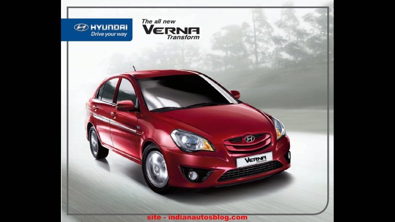 Refreshed Hyundai Verna India Brochure