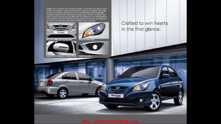 Refreshed Hyundai Verna India Brochure