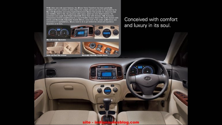 Refreshed Hyundai Verna India Brochure