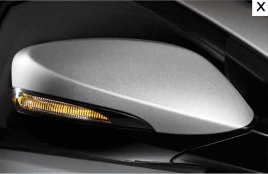 new Hyundai Verna rear view mirror