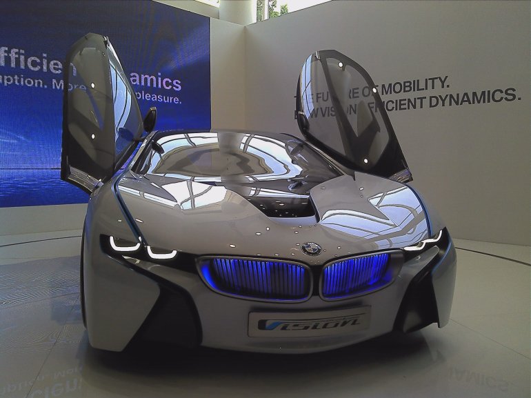 BMW Efficient Dynamics concept New Delhi front