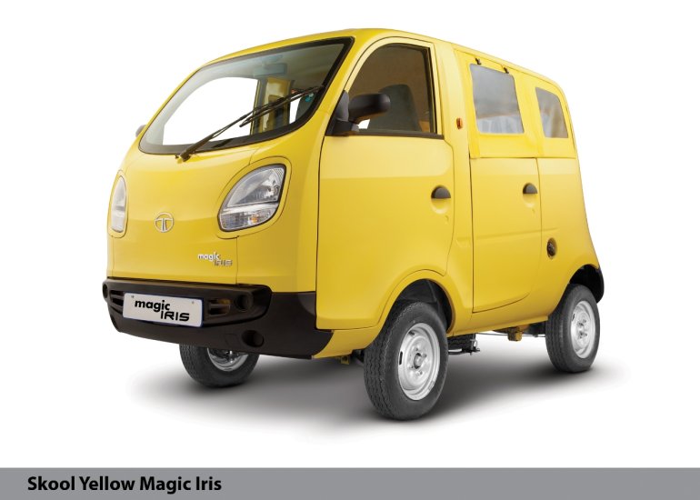 Tata Magic Iris yellow front