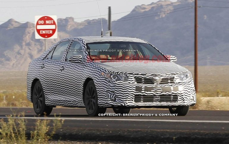 2012 Toyota Camry front spied
