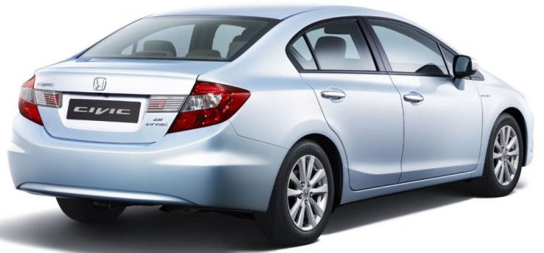 2012 Honda Civic Studio shot rear