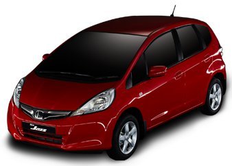 Honda Jazz Facelift red