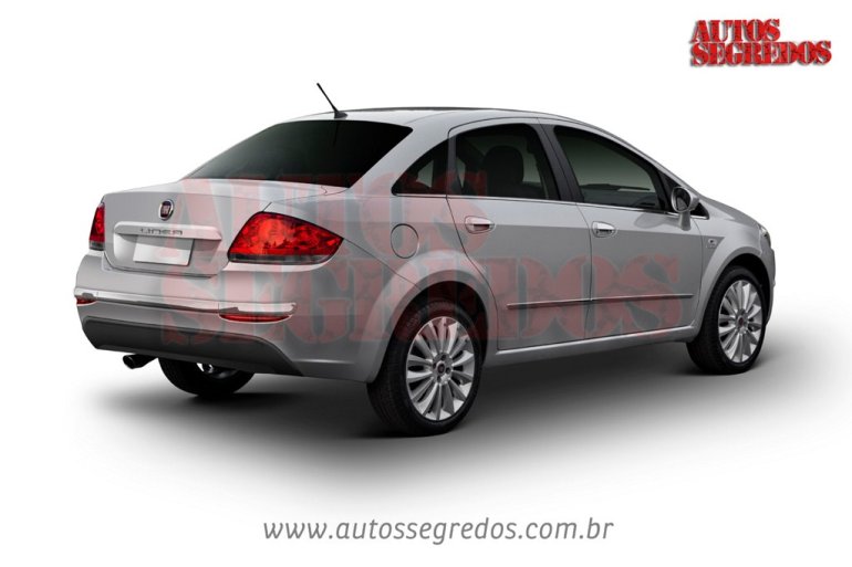 2013 Fiat Linea rear