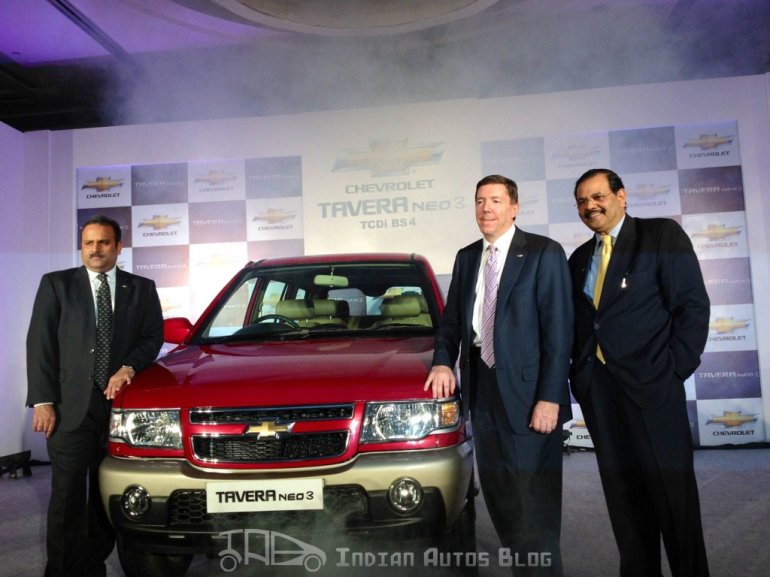 Chevrolet Tavera Neo3 launch live image