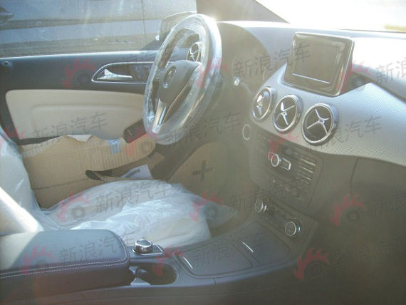 Mercedes Benz B-Class China interiors