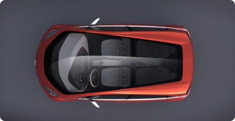 Tata Megapixel Concept top view