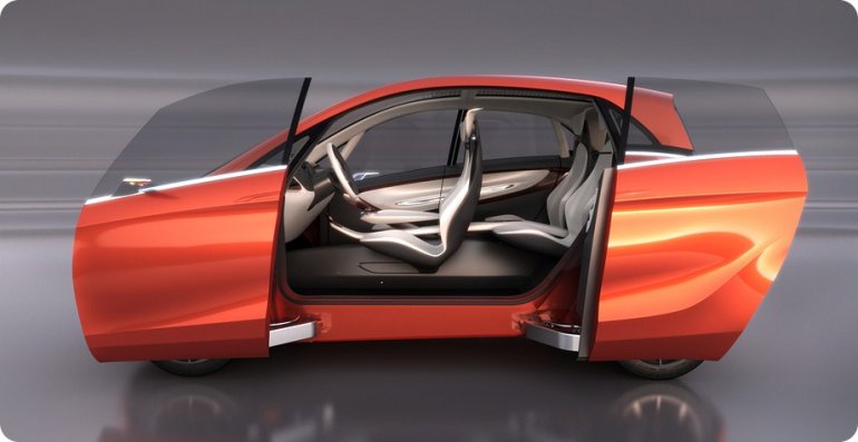Tata Megapixel Concept twin sliding doors