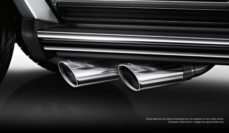 2013 G-Class G63 AMG tailpipe