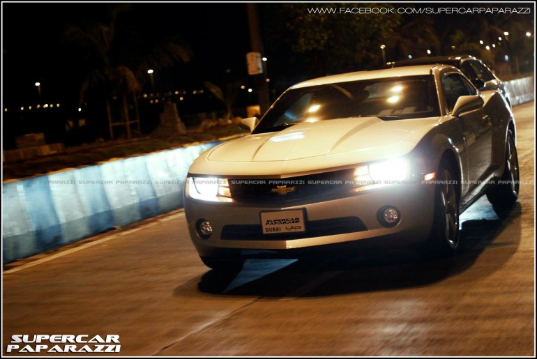 Chevrolet Camaro on Mumbai roads