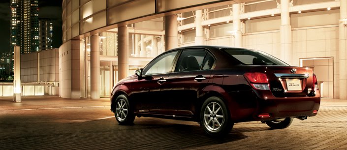 2012 Toyota Corolla Axio rear three quarters