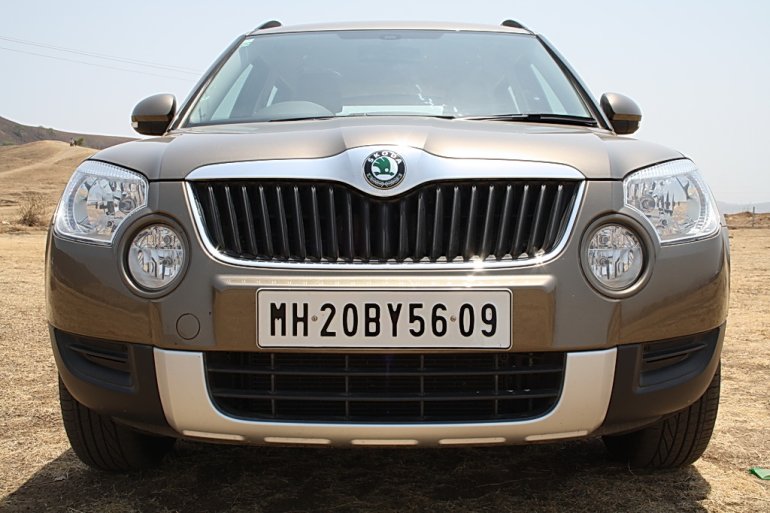Skoda Yeti front fascia