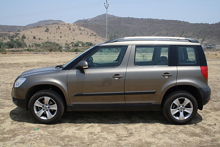 Skoda Yeti side profile