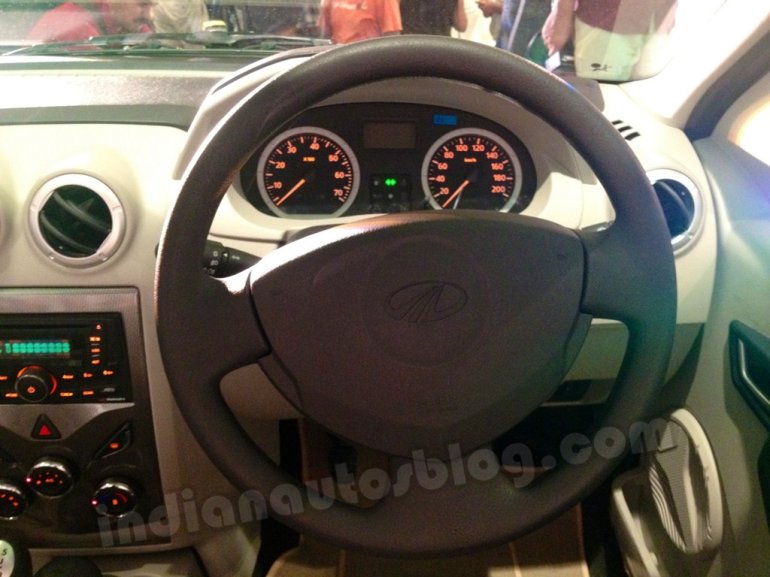 Mahindra Verito Refresh steering wheel