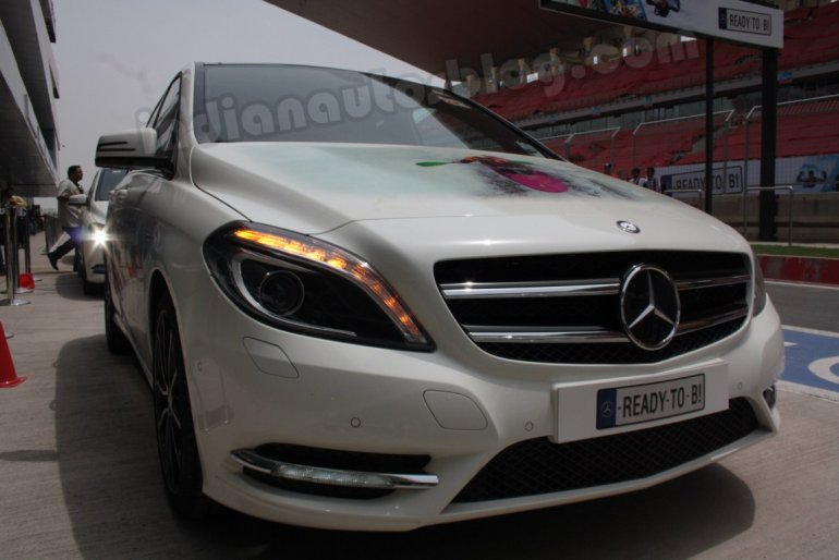 Mercedes B Class at the BIC