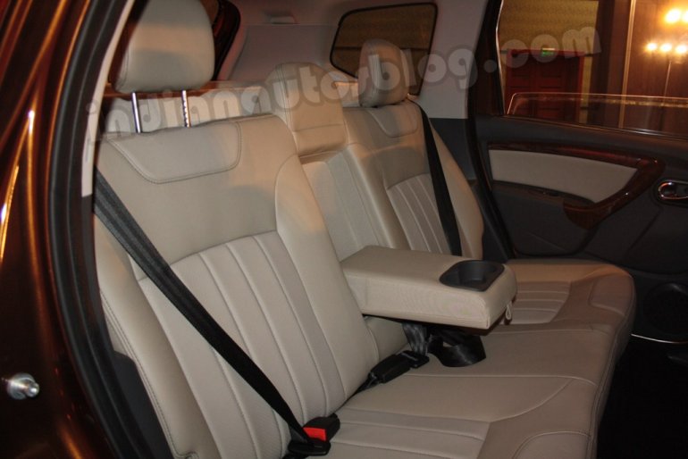 Renault Duster rear seat