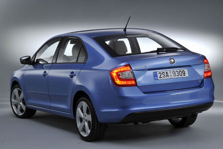 Skoda Rapid European edition rear