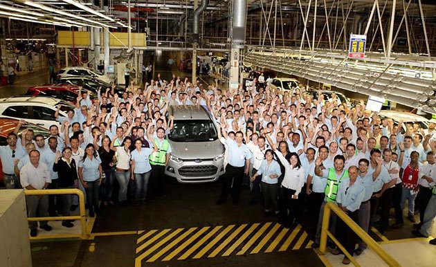 Ford Ecosport Production Begins In Brazil