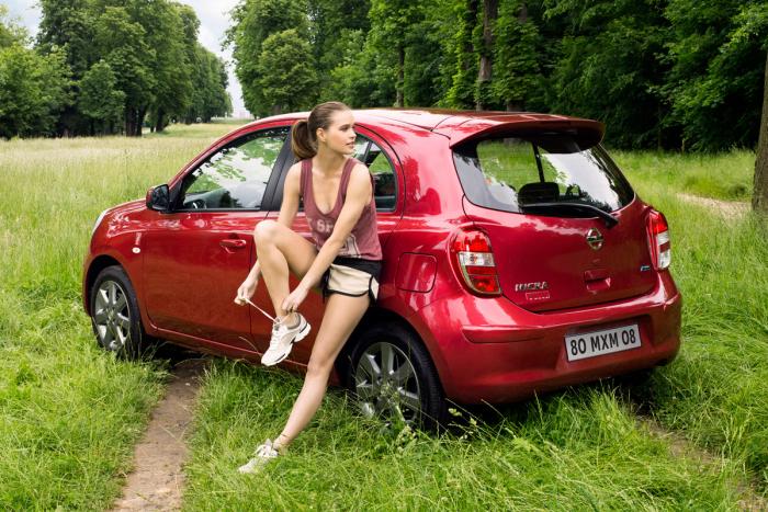 Nissan Micra Elle rear profile