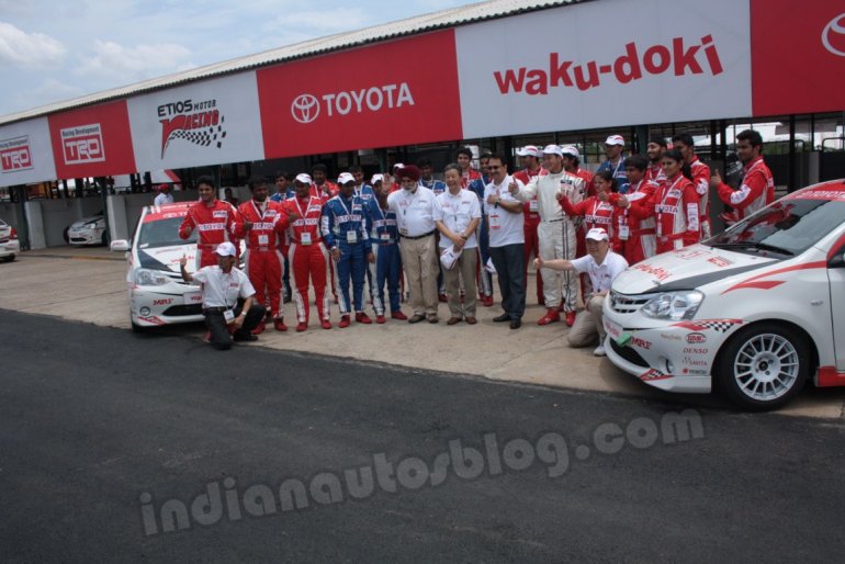 Toyota Etios Motor Racing launched at MMSC