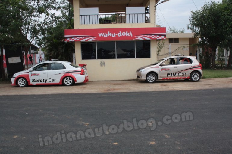 Toyota Etios Motor Racing car vs Toyota Liva