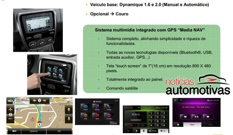 Renault Duster TechRoad interior features