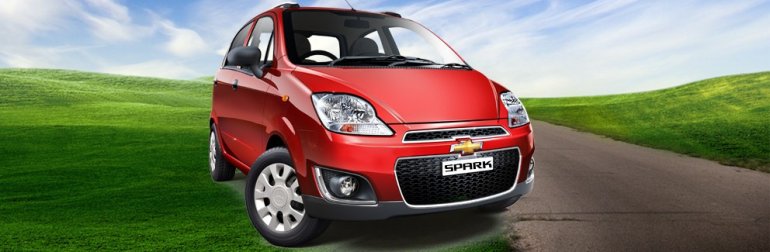 Chevrolet Spark facelift front press image