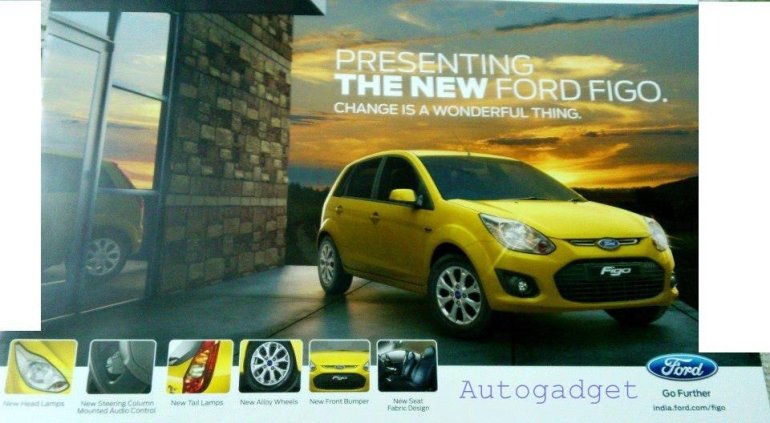 Ford Figo facelift brochure scan leak